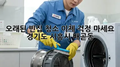 오래된 빈집 청소, 이제 걱정 마세요! (경기도 시흥시 배곧동)